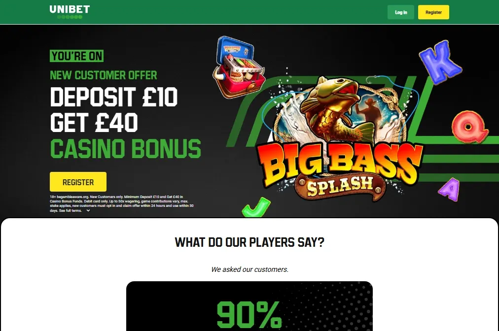 Unibet Casino Ontario — mobile
